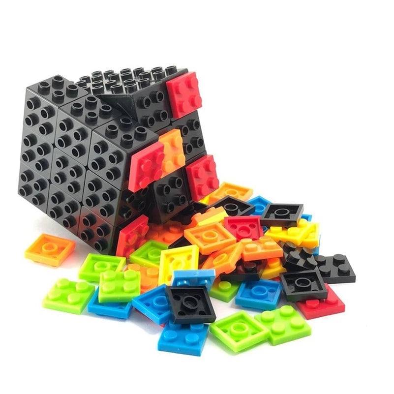 Building Blocks Cube 3X3X3 Puzzle Cube Detachable Professional Magic Cube 3X3 Blocks Cube Educational Toys Gifts Diy Cube