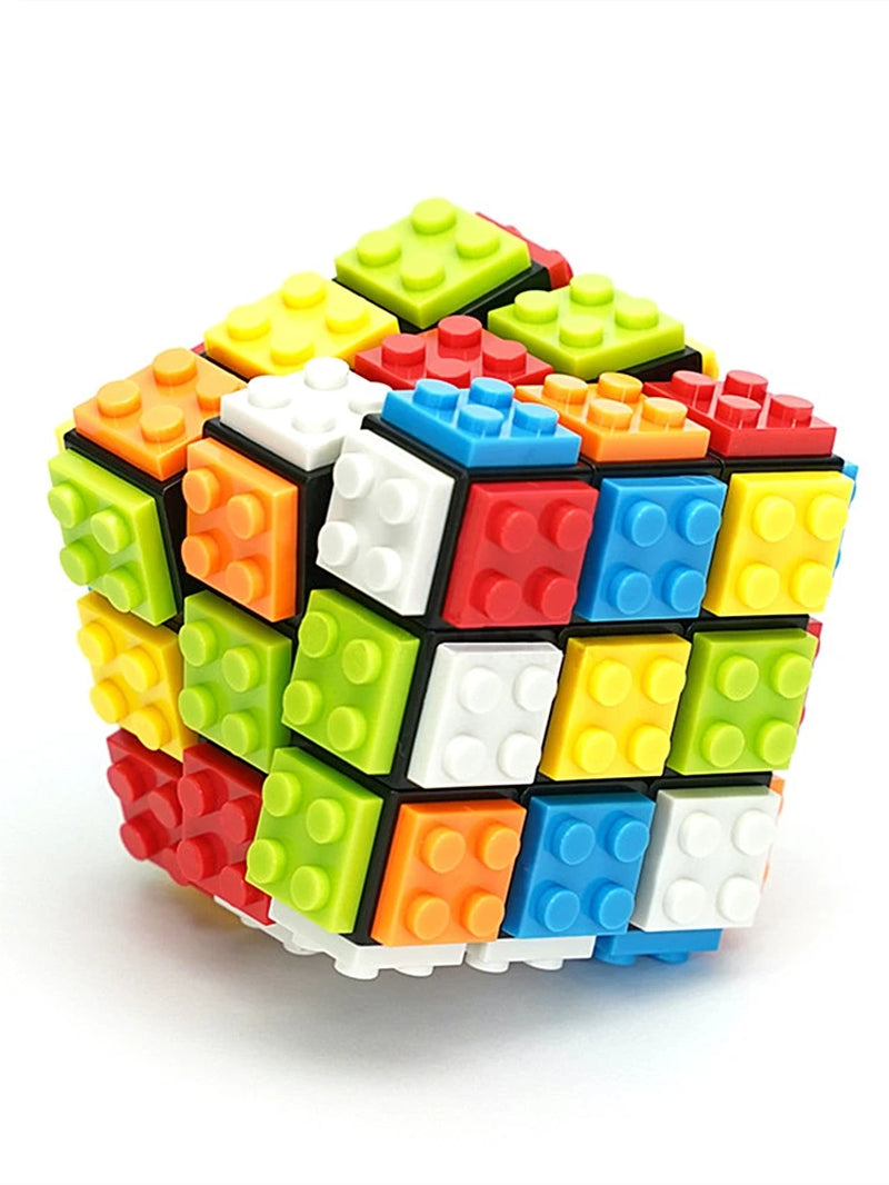 Building Blocks Cube 3X3X3 Puzzle Cube Detachable Professional Magic Cube 3X3 Blocks Cube Educational Toys Gifts Diy Cube
