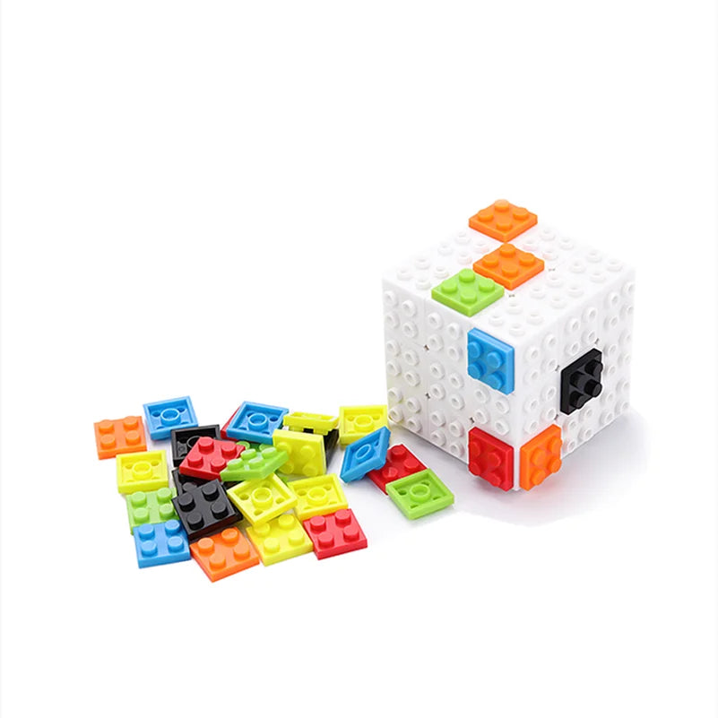 Building Blocks Cube 3X3X3 Puzzle Cube Detachable Professional Magic Cube 3X3 Blocks Cube Educational Toys Gifts Diy Cube